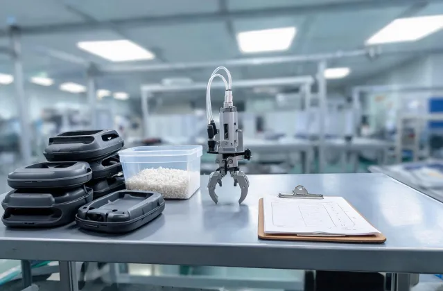 Electronics assembly plastics