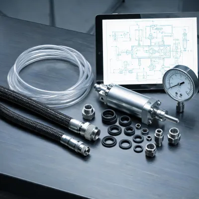 pneumatic and hydraulic components